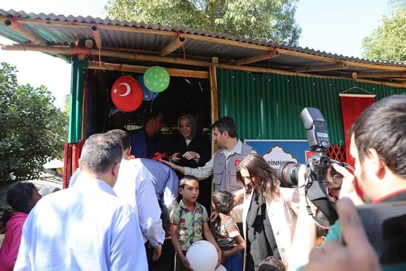 Arakanlı Mülteciler İçin 3 Okul Hizmete Açıldı