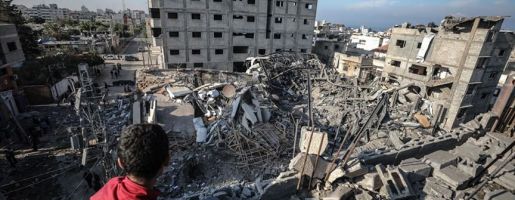 Number of dead in Israel's attacks on the Gaza Strip has risen to 1,417.