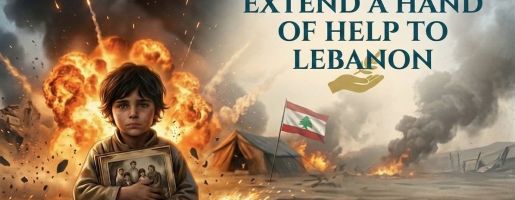 LET US ALL EXTEND A HAND OF HELP TO LEBANON